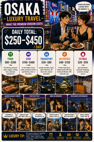 🗺️ Osaka for Every Budget