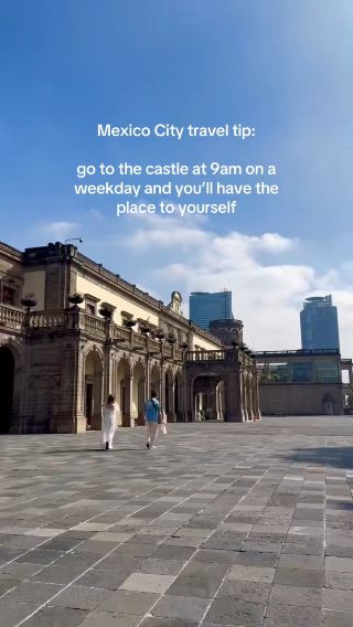 Mexico City travel tip: go to the castle at 9am on a weekday and you'll have the place to yourself