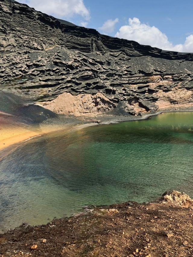 西班牙異世界Lanzarote火山和海相愛的地方