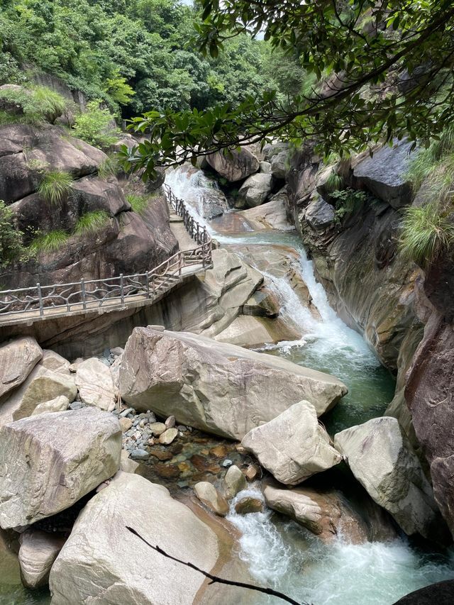 安徽宣城鄣山大峡谷小眾輕徒步好去處