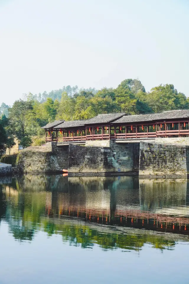 Jiangxi | Wuyuan Qinghua Rainbow Bridge | The oldest gallery bridge in ancient Huizhou