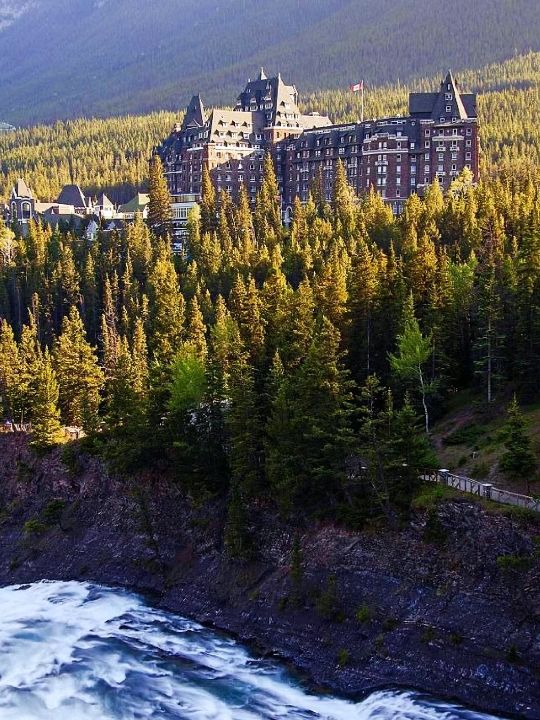 Blossom Time at Louise Lake Castle Canada✨😍