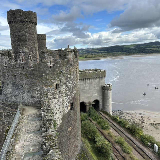 英國威爾斯Conwy Castle🏰 -很像世紀帝國的城堡