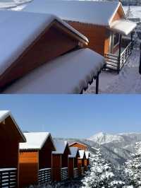 四川小瑞士！黃龍雪景木屋！好靚啊