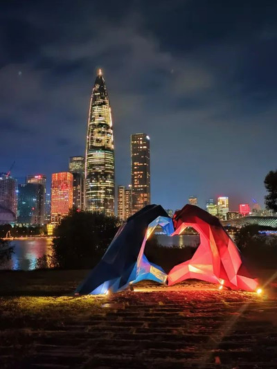 深圳人才公園夜景超美🌃✨｜Trip.com 深圳