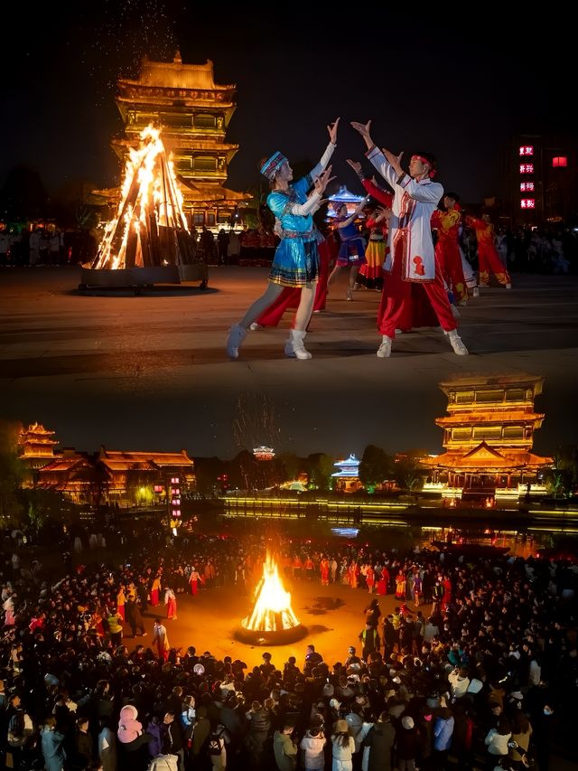 來台兒莊古城過臘八節
