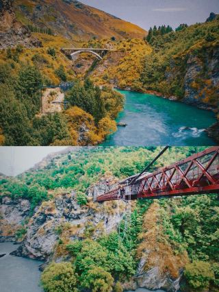 Follow me to the sky and sea: Queenstown bungee jumping