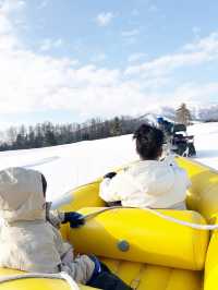 不得不說，全家一起滑雪，北海道TOMAMU真的是絕了