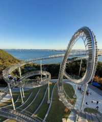 漫步浦項環湖公園｜邂逅獨特的太空步道
