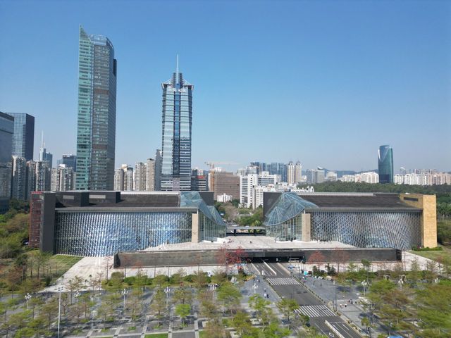 深圳市民中心，超級震撼的現代地標✨