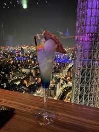 東京浪漫夜景餐廳🥂天空 LOUNGE TOP of TREE