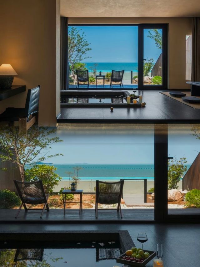 青島！帶私湯的海景小院！步行海邊！好city~