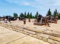 盛唐天下黃河第一橋——蒲津渡鐵牛