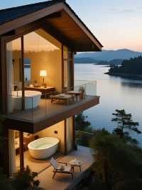 千島湖傾境民宿｜帶小孩住湖景房，泳池+火車超快樂