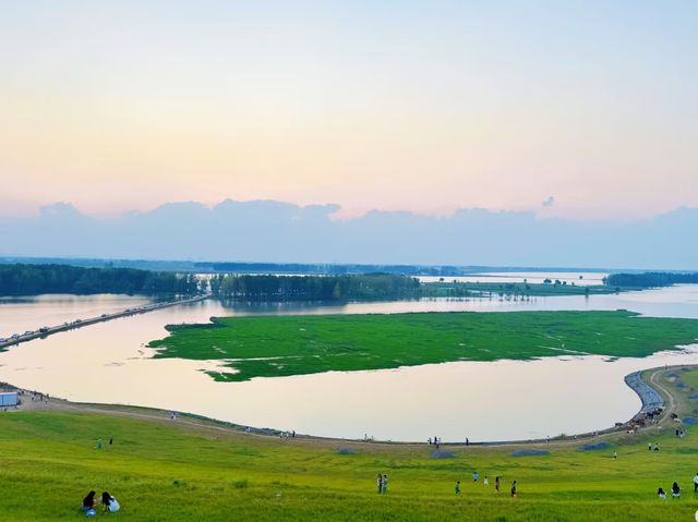 去駐馬店必打卡！邂逅宿鴨湖絕美落日