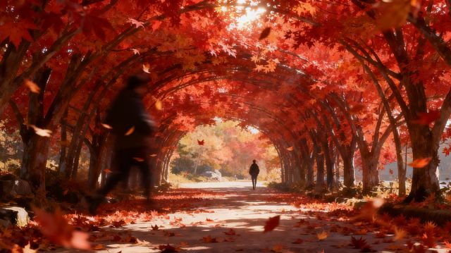 上海近郊紅楓秘境！金山楓葉島：精準點位出片，全家治癒賞秋