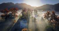 婺源石城秋日行攝全攻略｜沉浸於紅葉晨霧的水墨畫境