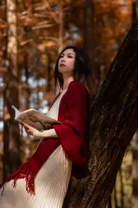 長興桃花岬的紅杉很美啊～～