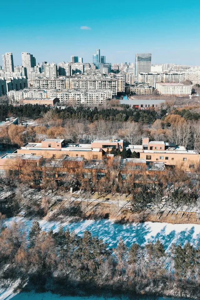 長春水文化生態園丨雪覆紅磚 水墨冬韻 長春水文化生態園丨雪覆紅磚 水墨冬韻