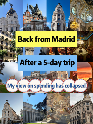 Just back from Madrid. Affordable and comfortable, I didn’t want to leave at all