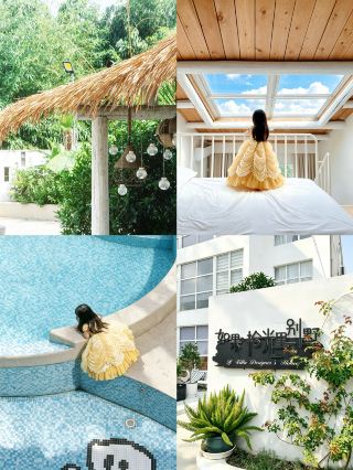 After a fairytale day at Disney, slow down in a cozy courtyard