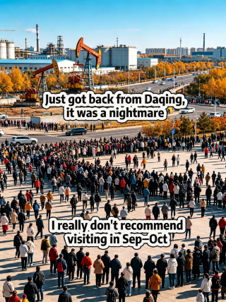 I'm back from Daqing and it was a struggle. I really don't recommend visiting in August–September