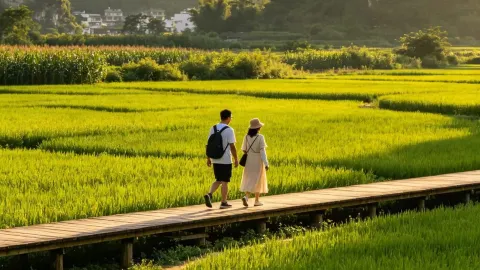 คู่มือเที่ยวทุ่งนาและเดินชิลล์ที่วานเฟิงหลิน (Wanfenglin) 🌾⛰️ — traveler post in ซิงอี้