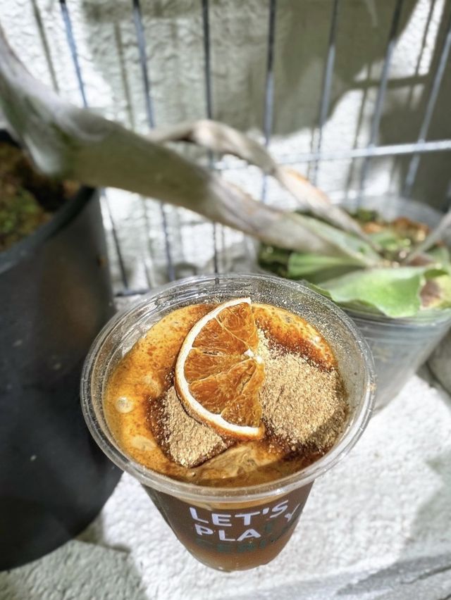 長洲oxy cafe打卡陳皮咖啡☕️