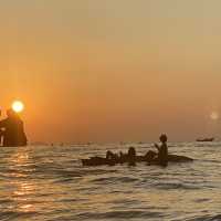 Kayaking to little Monkey beach 