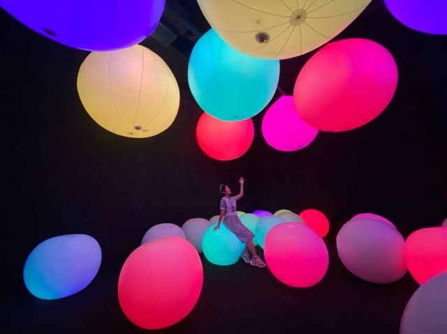 🦋Teamlab🐋光影效果🦎沉浸式體驗🧑🏻‍🎨啟發小朋友的創造力