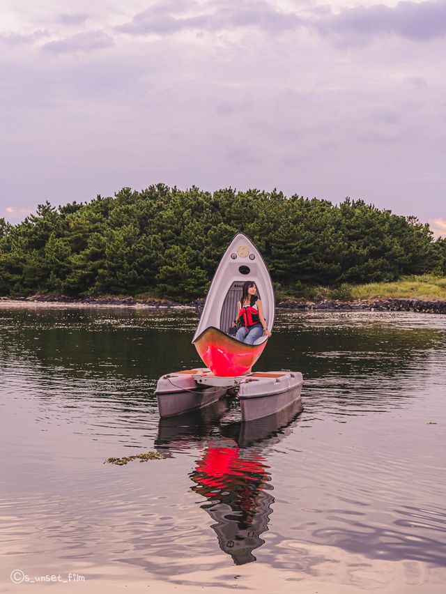 🌙오조포구에서 문보트타며 낭만적인 데이트 즐기기 [제주, 오조리레저파크]🌿