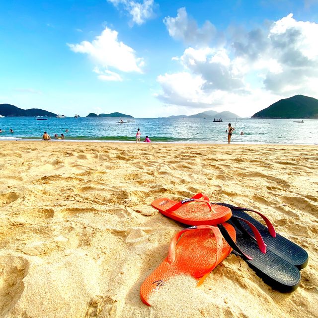 The closest beach in Hong Kong island! 