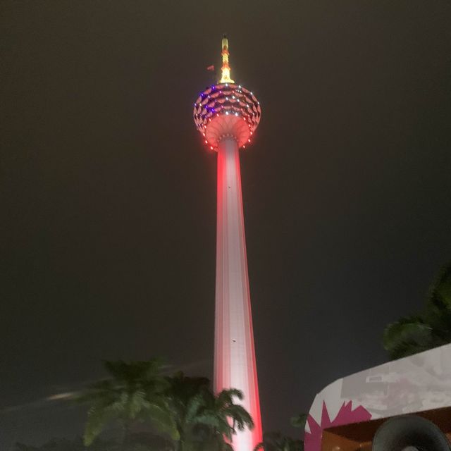 KL Iconic towers at night