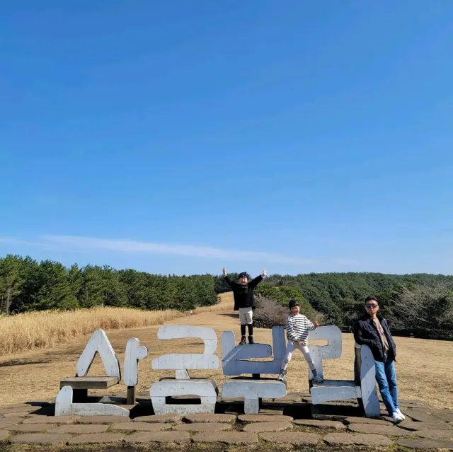 제주 억새 명소, 산굼부리💕