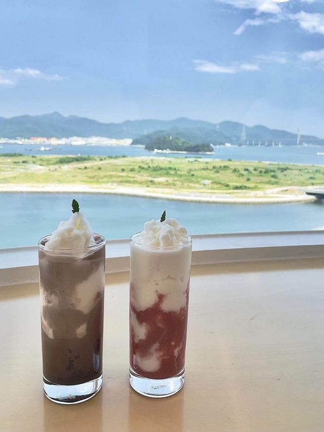 🫧해양누리공원이 한눈에 보이는 바다뷰 카페