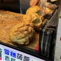 台湾:台北 饒河街觀光夜市 ˗ˏˋ 台湾メロンパン!?   ˎˊ˗