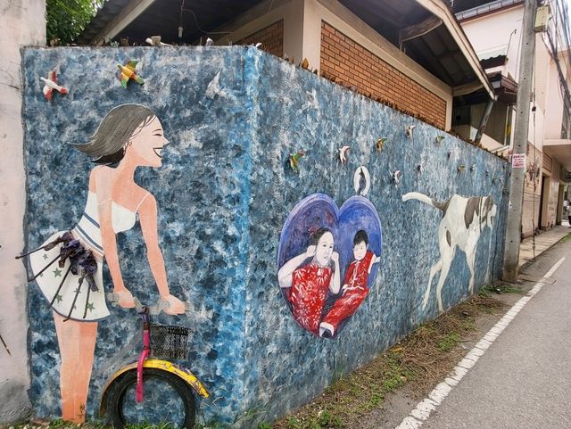 Street art ถนนจักรยานเก่า ลำปาง