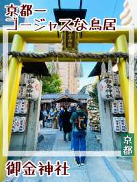 【京都府/御金神社】京都一 ゴージャスな鳥居