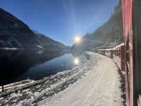 Most Beautiful Alpine View Bernina Express