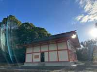 福岡・香椎。香椎宮『頓宮』と『香椎潟 万葉歌碑』