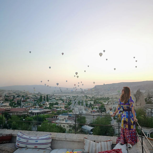 📍 Cappadocia Turkey 🇹🇷 Beautiful sunrise 