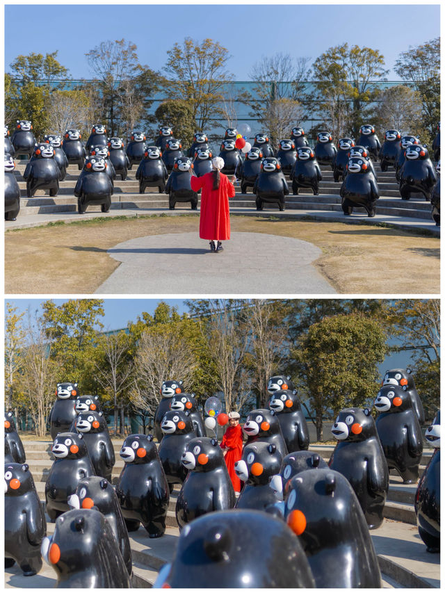 無料で会える６メートルのくまモン🐻🎈