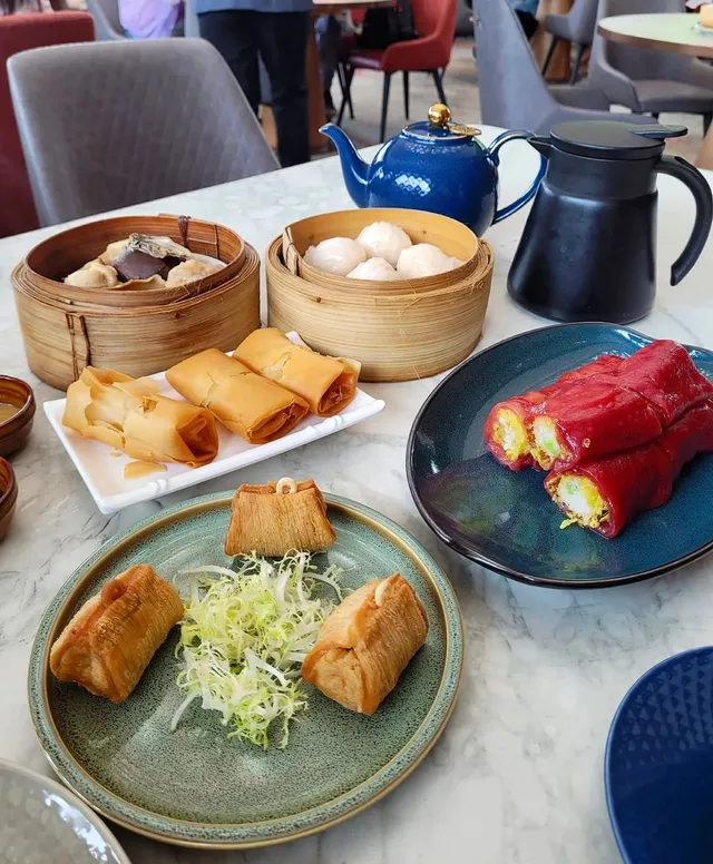 邊飲茶邊嘆靚景❤️愉景灣牡丹軒中菜廳