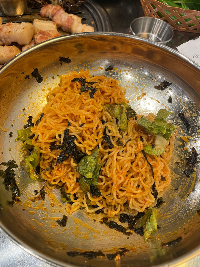 🥓노포 감성! 삼겹&목살 열무국수 비빔면 존맛인 곳💖