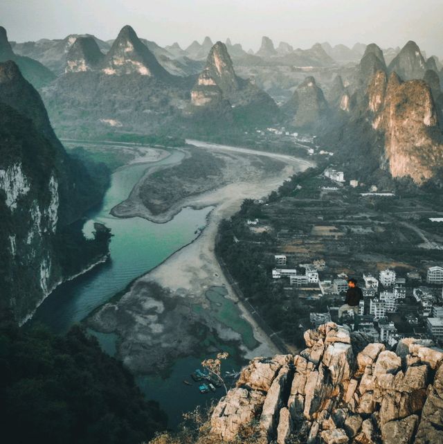 The best hike in Guilin China