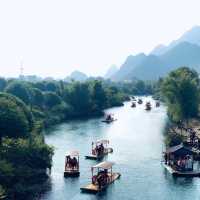 Rafting on Yulong River