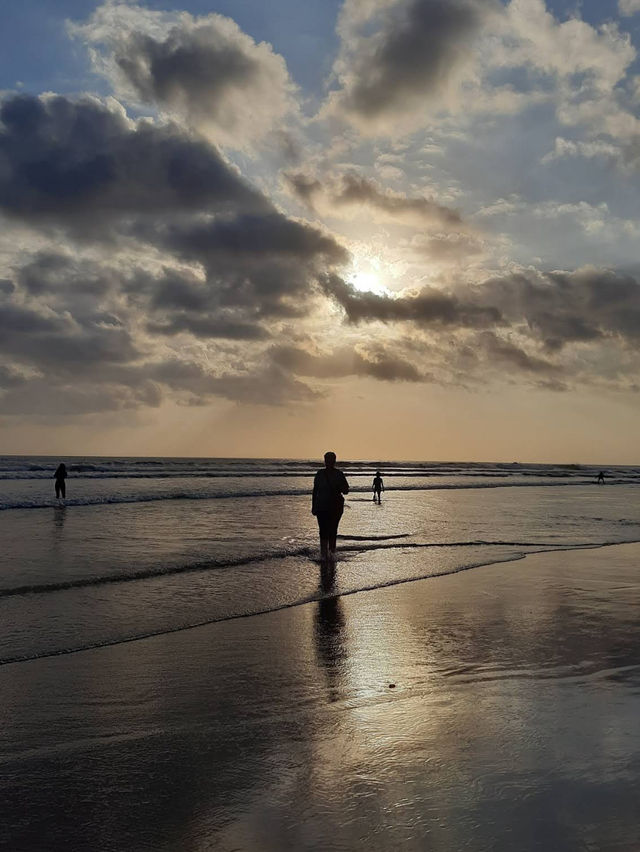 Sunset at Seminyak Beach 