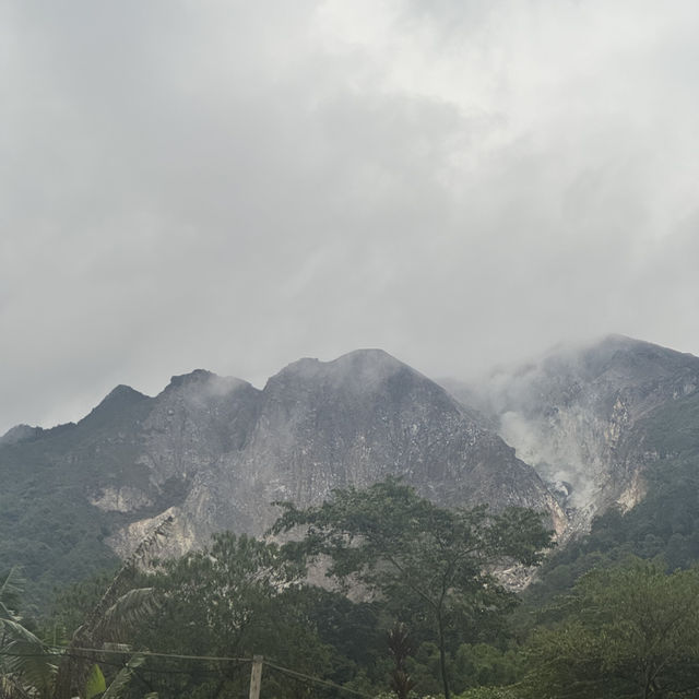 Sibayak volcano 