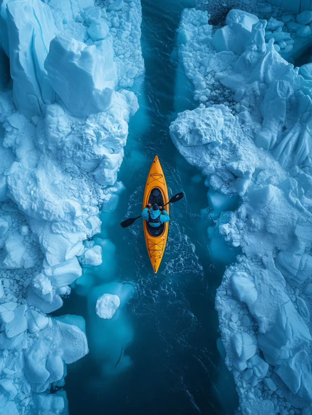 Kayaking in greenland 🇬🇱 