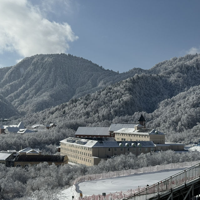 在西嶺雪山拍到人生風景照片